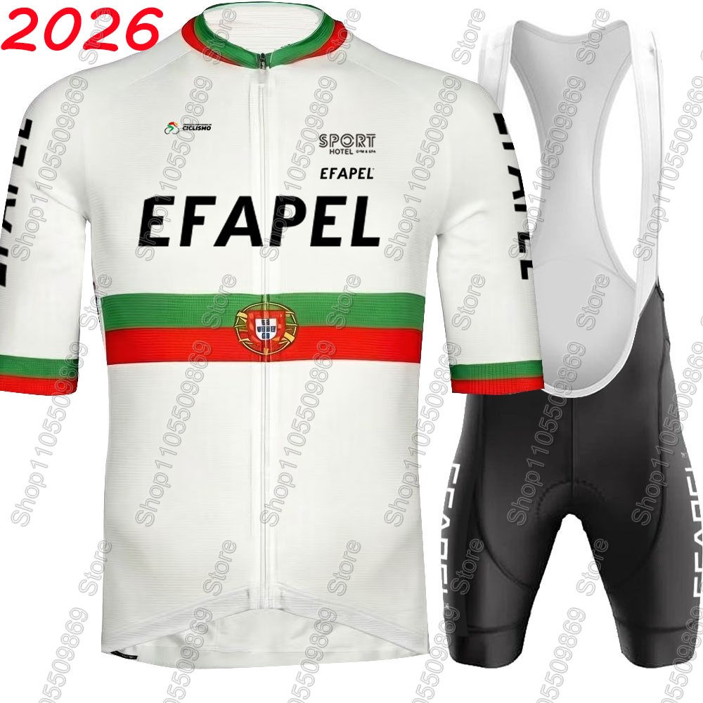 Cycling Gear Clothing - Portekiz 2026 Efapel Takımı Bisiklet Forması