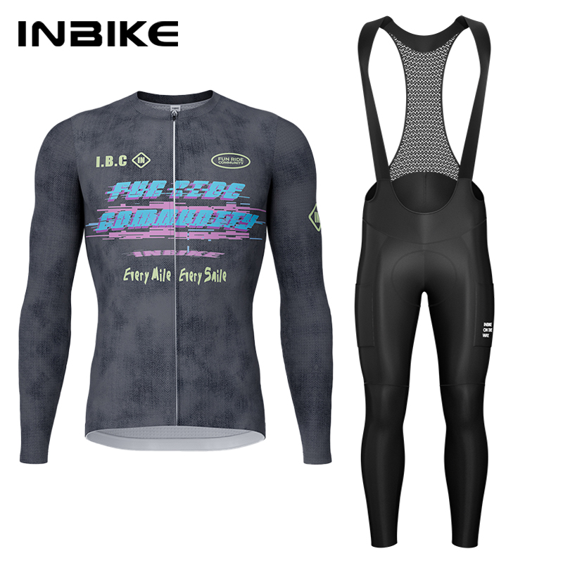 Cycling Gear Clothing - INBIKE İlkbahar Sonbahar Bisiklet Seti Bisiklet