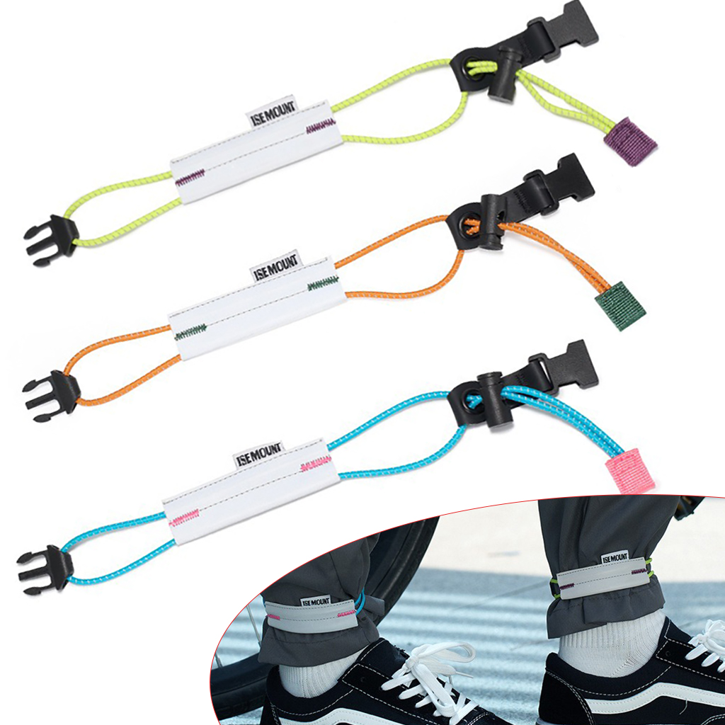 Cycle Gear - Yansıtıcı bisiklet pantolon askısı ayarlanabilir bisiklet