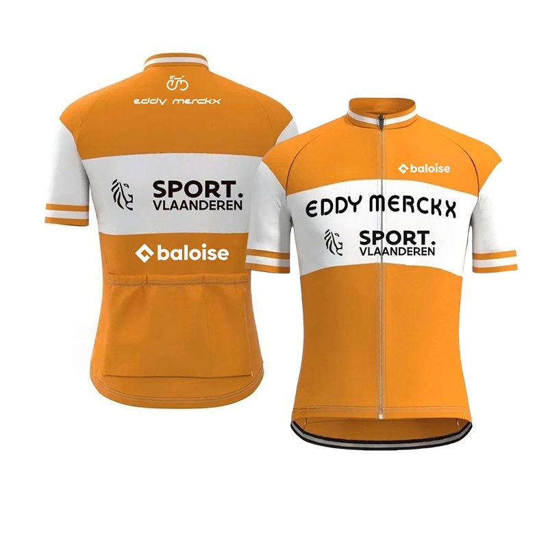 Cycling Gear Clothing - Erkek Baloise Takımı Bisiklet Forması Spor