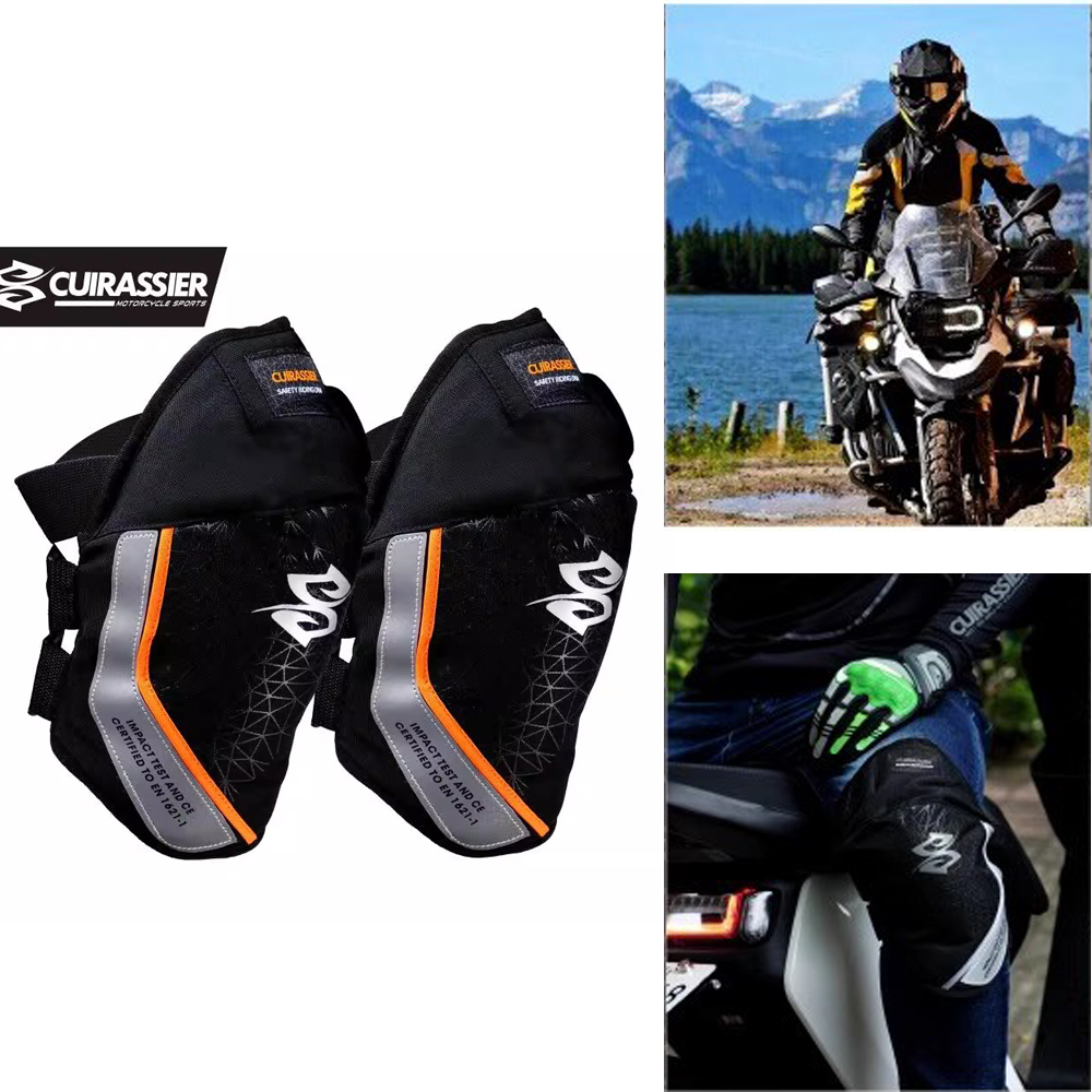 Cycling Gear Black - Erkekler için Motosiklet Sürüş Dizlikleri Motokros