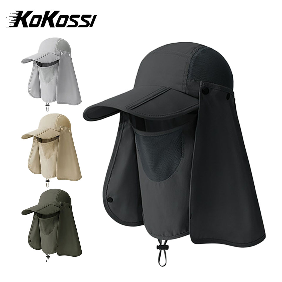 Cycling Gear And Accessories - KoKossi Yüz koruyucu Şapka Açık Spor