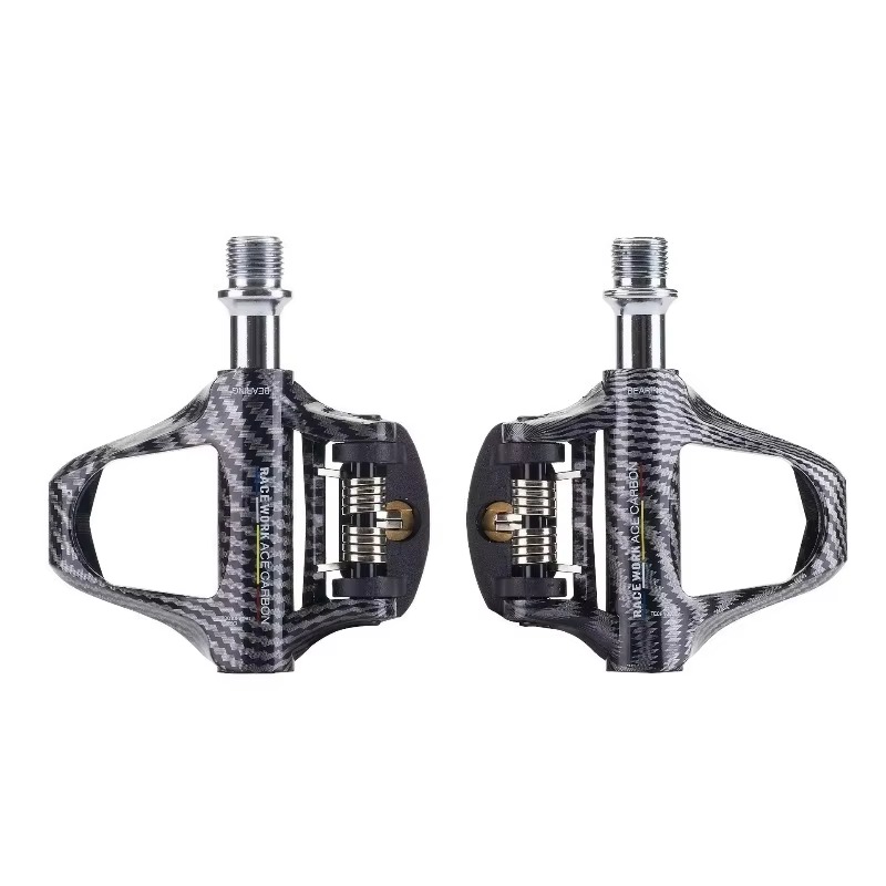 Cycle Gear - Hafif Karbon Fiber Pedallar, Kilitli Kilitlerle