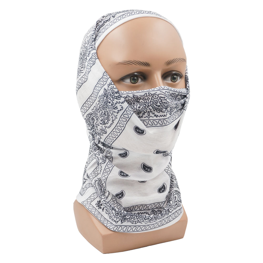 Beyaz Paisley Boyun Gater Tüp  - Cycling Gear Black incelemesi ve fiyatı